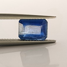 Kyanite 8.6x6.4mm Emerald Cut Gemstone