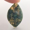 Moss Agate 38x23mm Marquise Cut Cabochon
