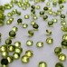 Peridot 4mm Round Faceted Gemstone x 4