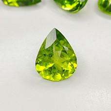 Peridot 10x8mm Drop Cut Faceted Gemstones