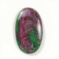 Ruby in Zoisite 49x29mm Oval Cabochon
