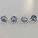 Sapphire 3.3mm Round Faceted Gemstones x 4