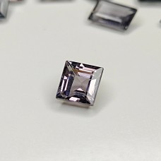 Spinel (Grey) 5.3x4.9mm Rectangular Faceted Gemstone