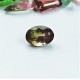 Tourmaline (Bi-Color) 8.4x6.2mm Oval Faceted Gemstone