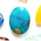 Turquoise 16x12mm Oval Cabochon