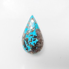 Turquoise 25x15mm Drop Cut Gemstone Cabochon