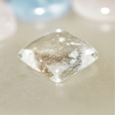 Quartz Crystal 15mm Square Cabochon